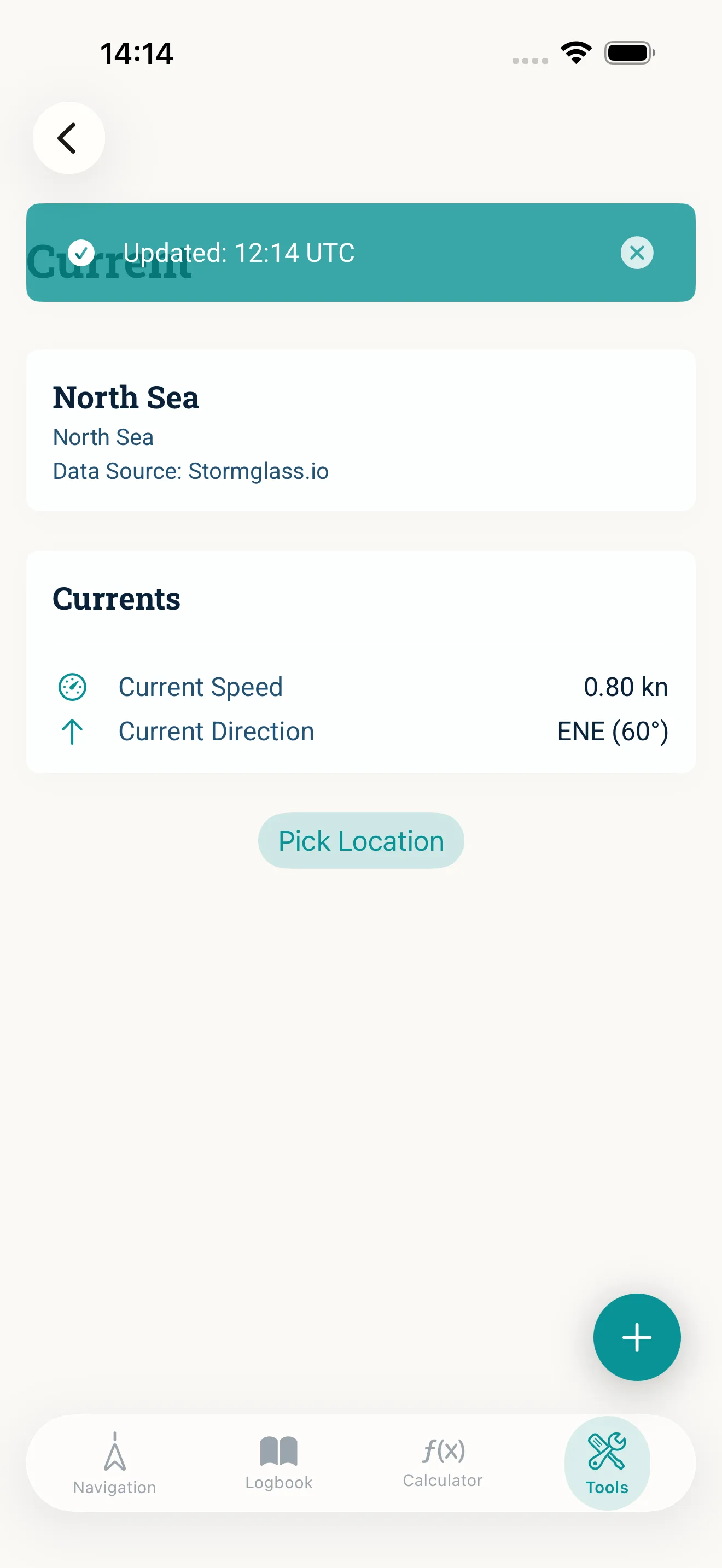 How it looks in the app
